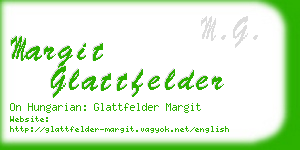 margit glattfelder business card